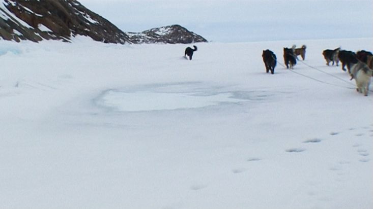 Dogsled route to the Maktak Fiord - Nanoq 2007 expedition