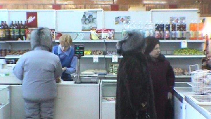 A supermarket in the Siberian population of Khatanga - Geographic North Pole 2002 expedition
