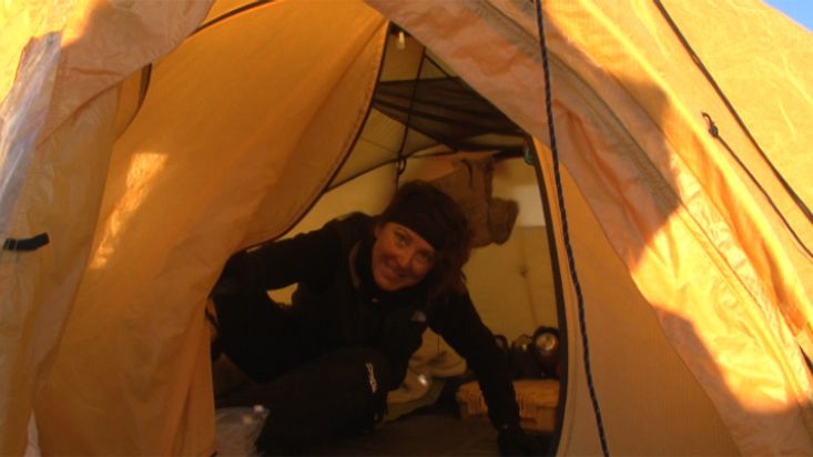 Last camp in the Norman glacier - Penny Icecap 2009 expedition