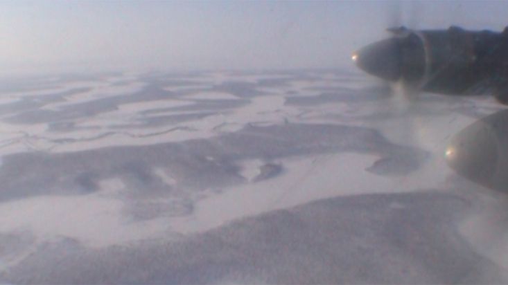 Flight from St Peterburg to Khatanga - Geographic North Pole expedition 2002