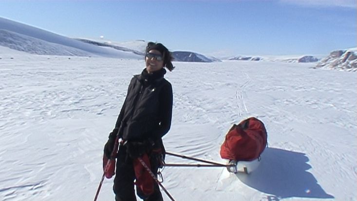 Going up the Norman glacier - Penny Icecap 2009 expedition