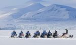 Svalbard in winter, the Geographic North Pole archipelago